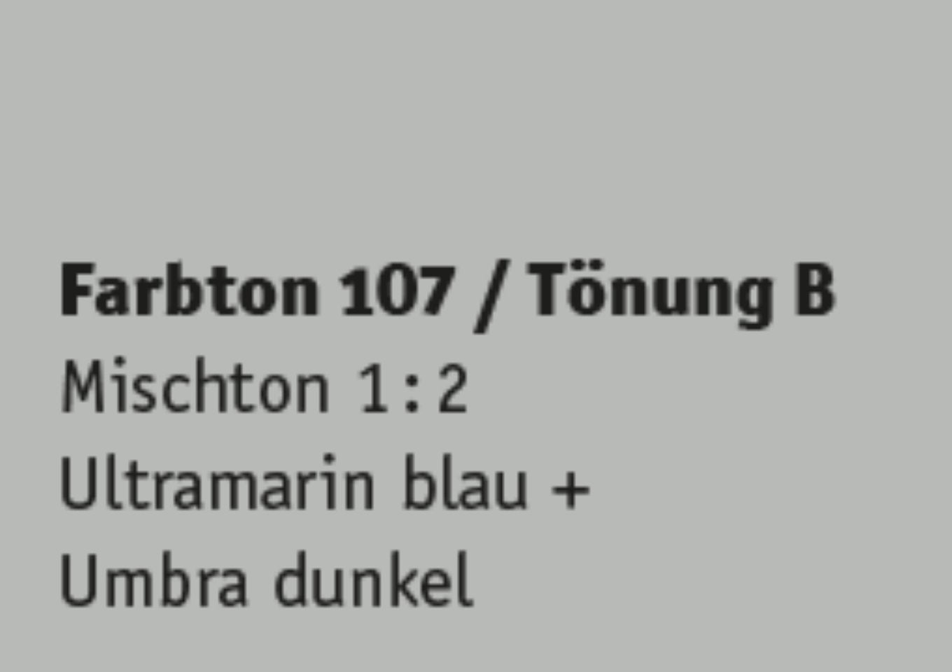Kreidezeit Farbpigmentmischungen für Sumpfkalkfarben Farbton 97-108