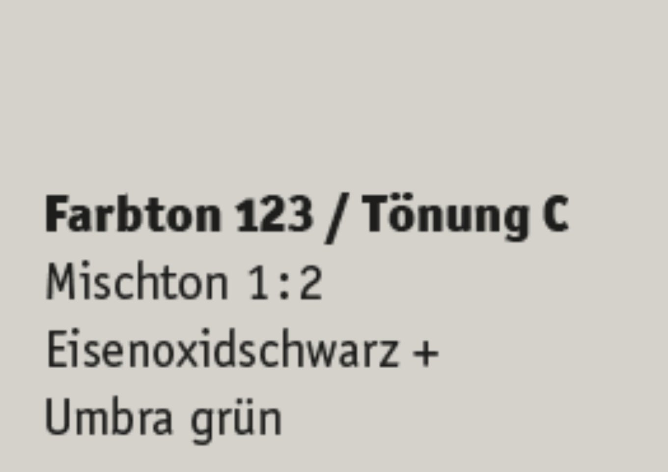 Kreidezeit Farbpigmentmischungen für Sumpfkalkfarben Farbton 121-132