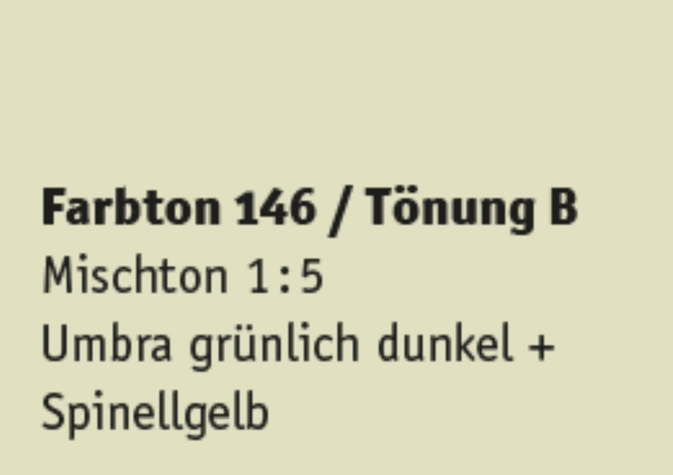 Kreidezeit Farbpigmentmischungen für Sumpfkalkfarben Farbton 145-156