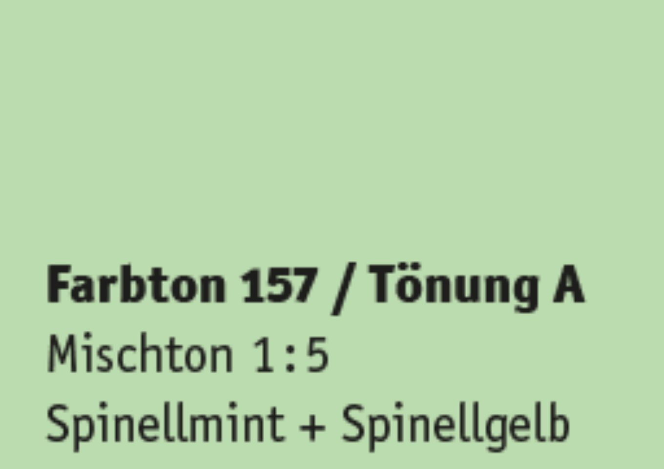 Kreidezeit Farbpigmentmischungen für Sumpfkalkfarben Farbton 157-168