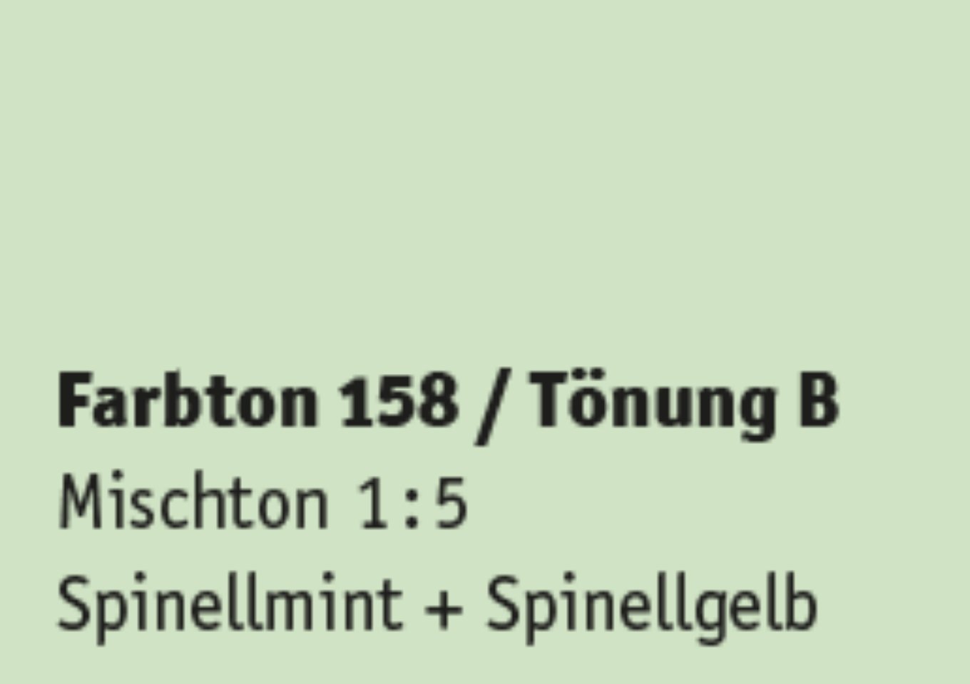 Kreidezeit Farbpigmentmischungen für Sumpfkalkfarben Farbton 157-168