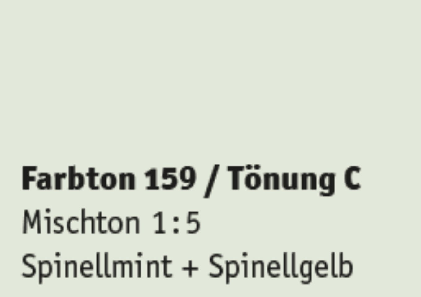 Kreidezeit Farbpigmentmischungen für Sumpfkalkfarben Farbton 157-168