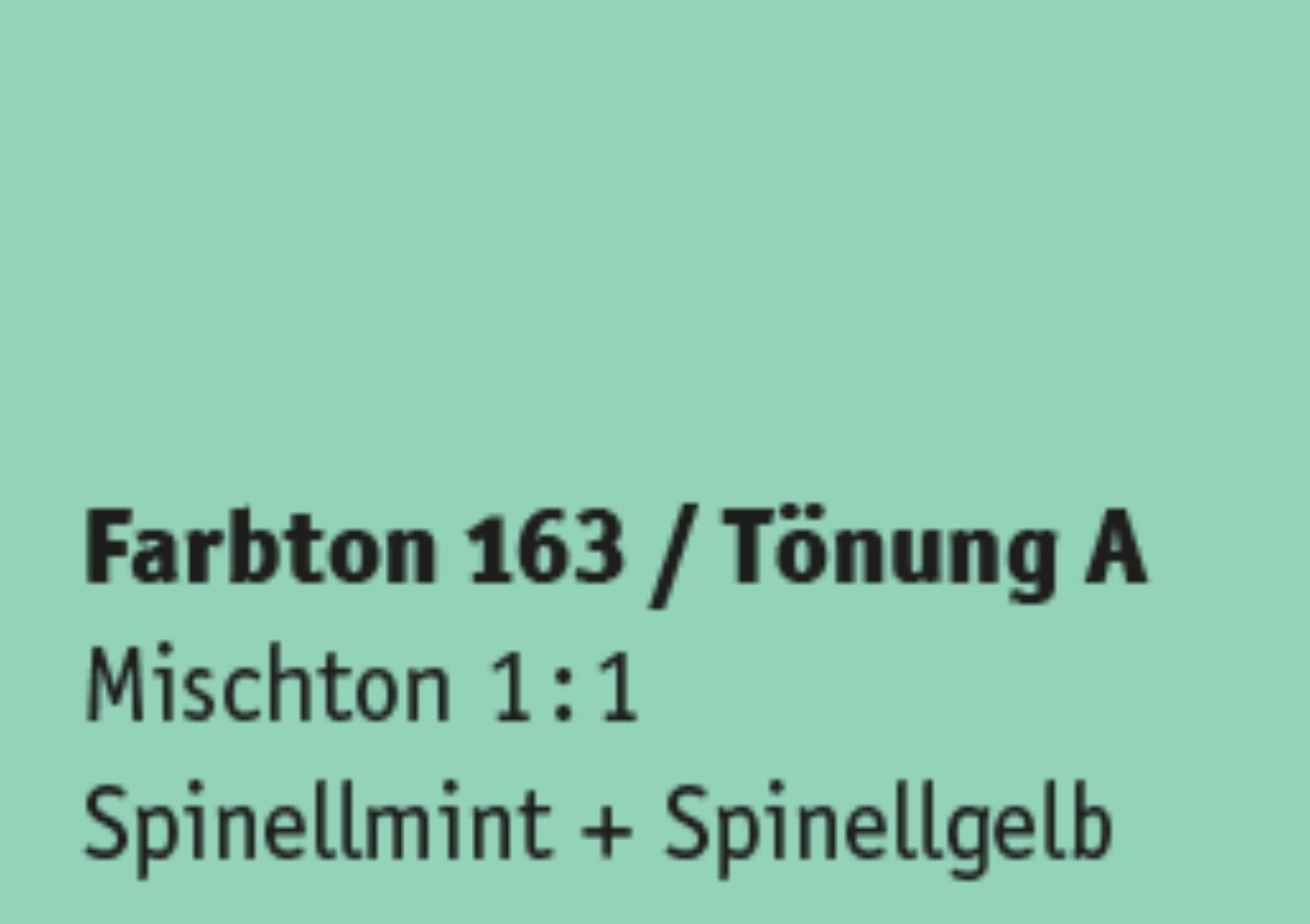 Kreidezeit Farbpigmentmischungen für Sumpfkalkfarben Farbton 157-168