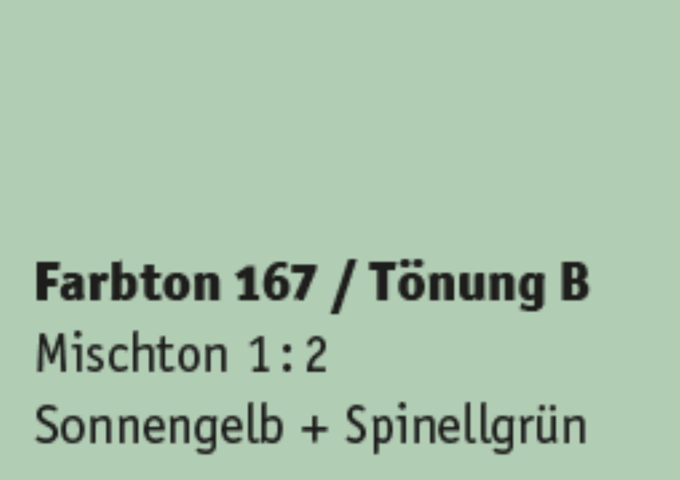 Kreidezeit Farbpigmentmischungen für Sumpfkalkfarben Farbton 157-168