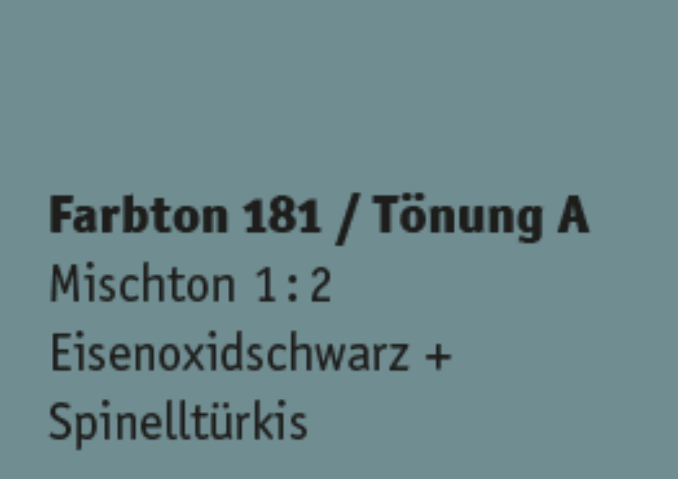 Kreidezeit Farbpigmentmischungen für Sumpfkalkfarben Farbton 181-192
