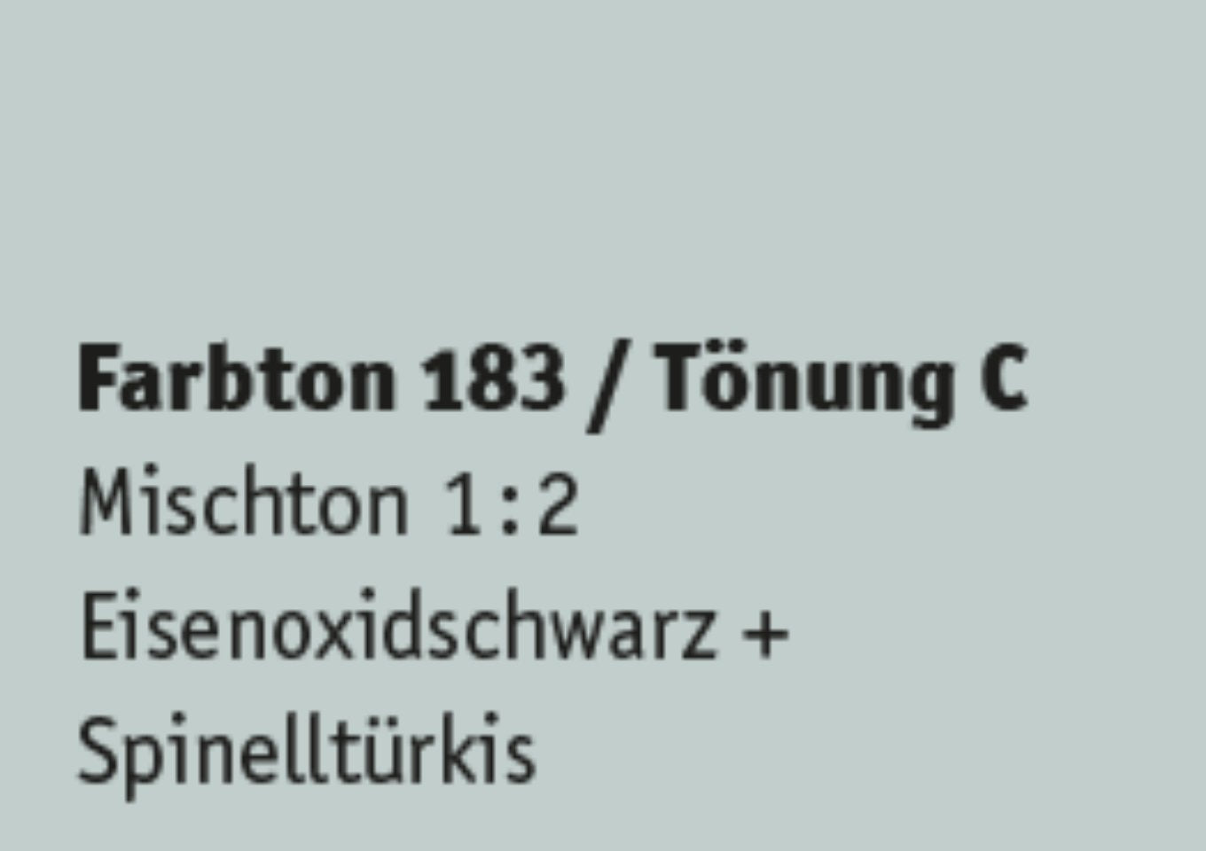 Kreidezeit Farbpigmentmischungen für Sumpfkalkfarben Farbton 181-192