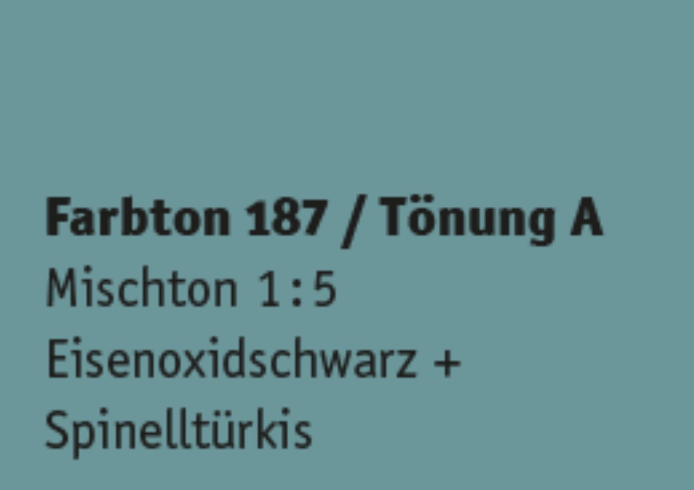Kreidezeit Farbpigmentmischungen für Sumpfkalkfarben Farbton 181-192