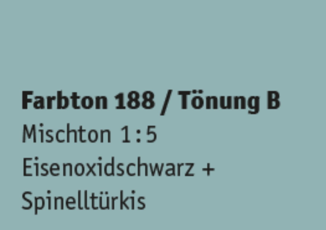 Kreidezeit Farbpigmentmischungen für Sumpfkalkfarben Farbton 181-192