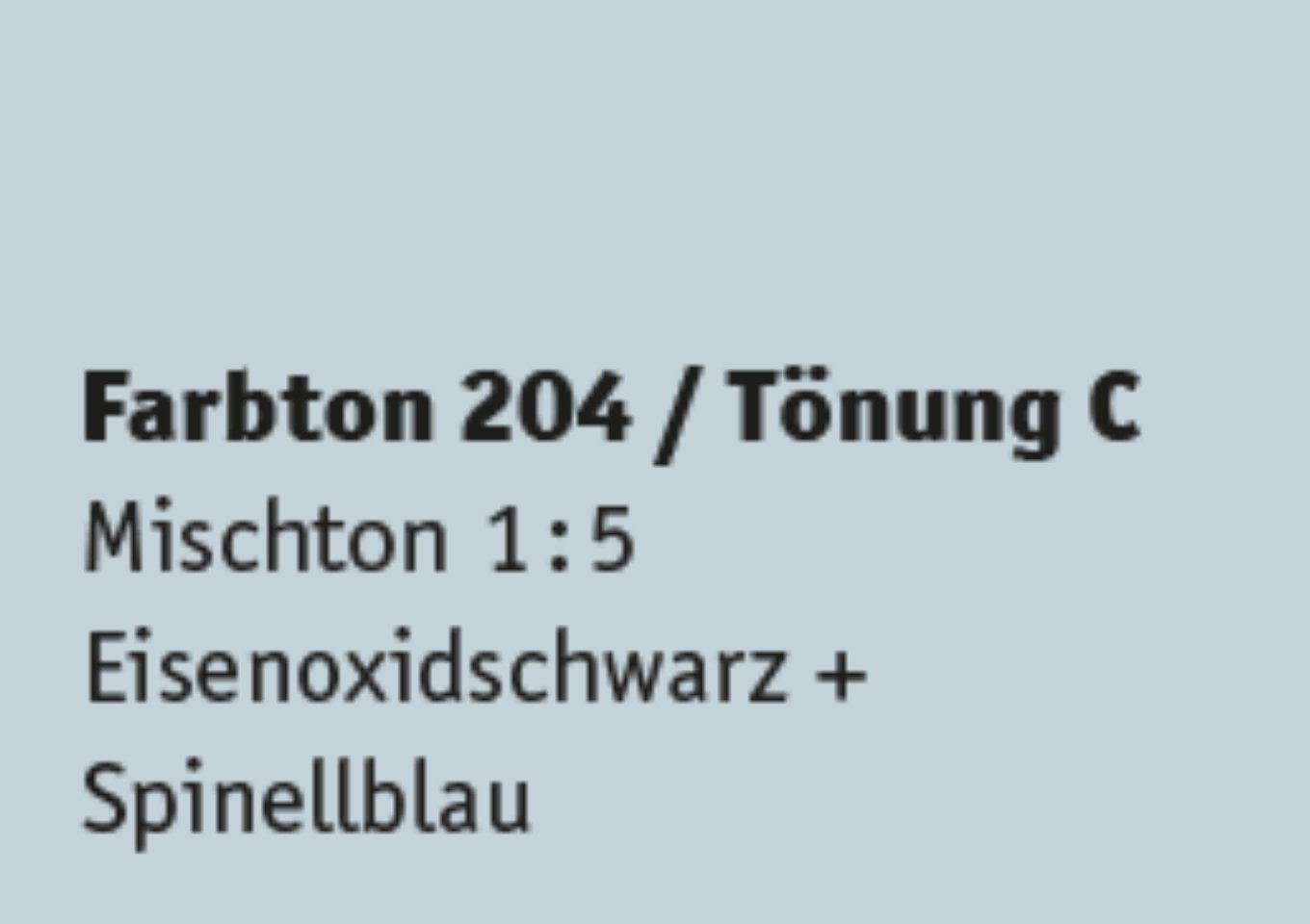 Kreidezeit Farbpigmentmischungen für Sumpfkalkfarben Farbton 193-204