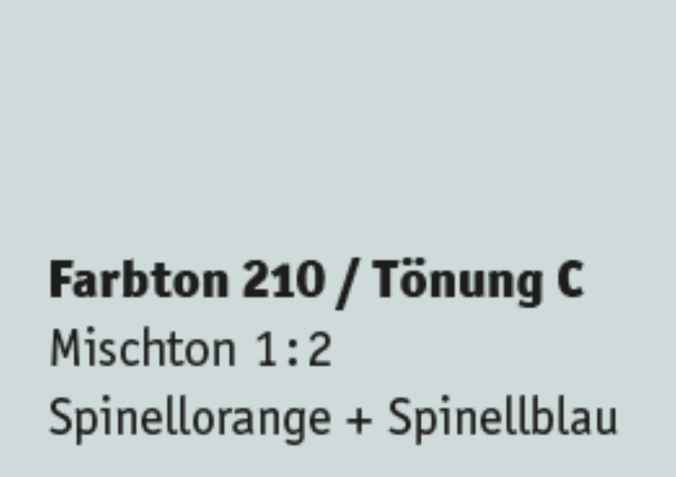 Kreidezeit Farbpigmentmischungen für Sumpfkalkfarben Farbton 205-216