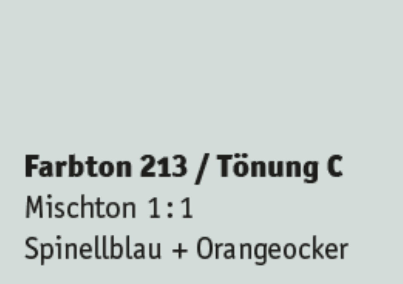 Kreidezeit Farbpigmentmischungen für Sumpfkalkfarben Farbton 205-216