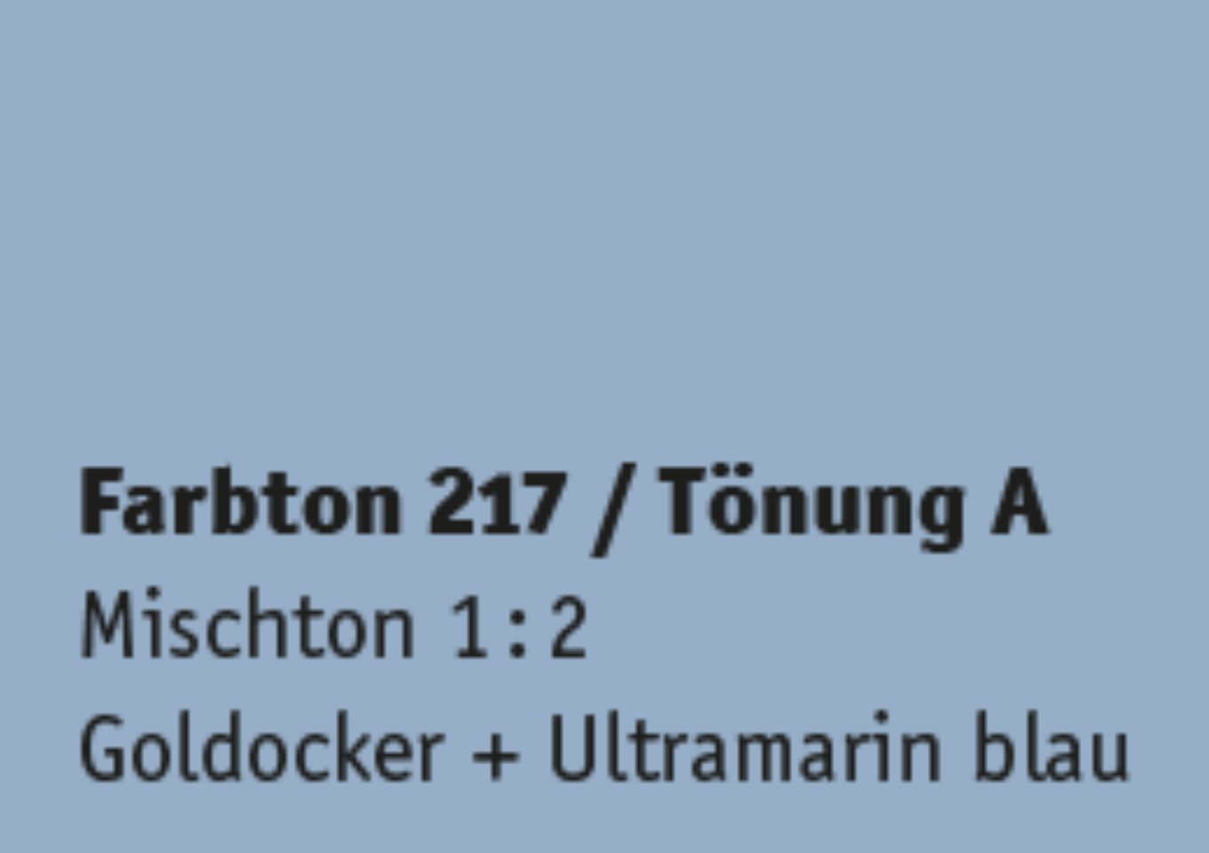 Kreidezeit Farbpigmentmischungen für Sumpfkalkfarben Farbton 217-228