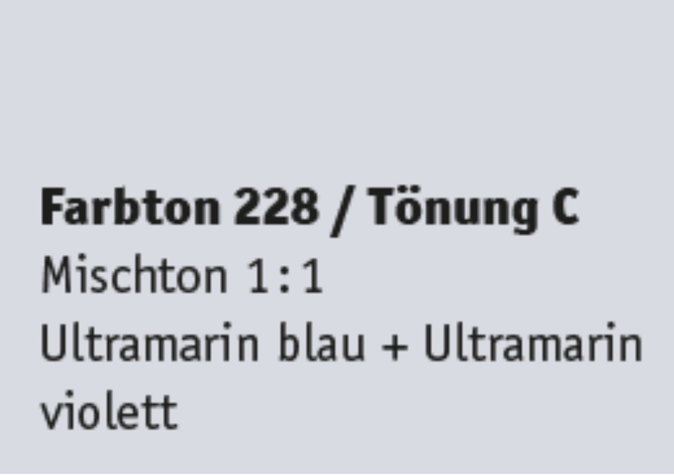 Kreidezeit Farbpigmentmischungen für Sumpfkalkfarben Farbton 217-228
