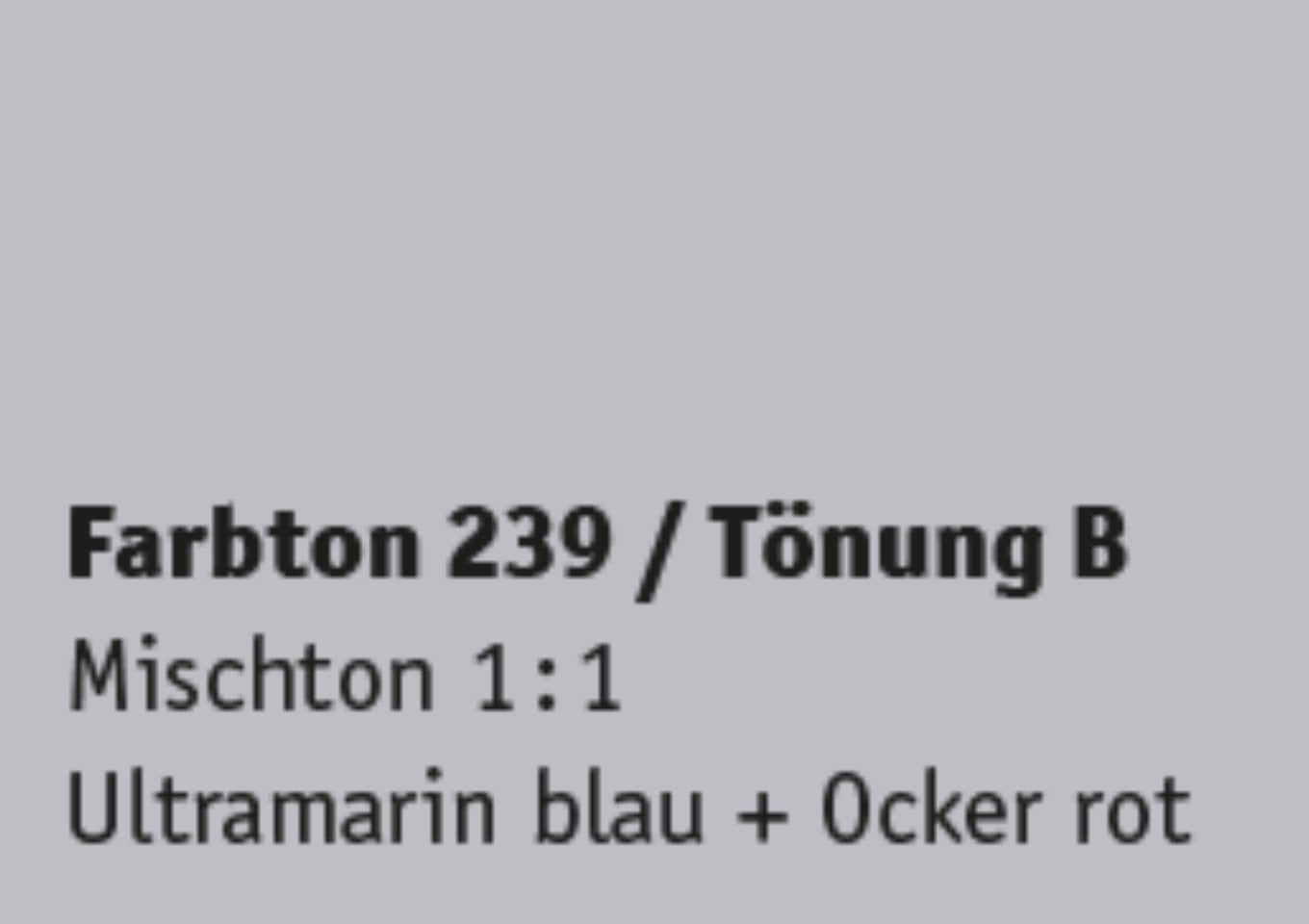 Kreidezeit Farbpigmentmischungen für Sumpfkalkfarben Farbton 229-240