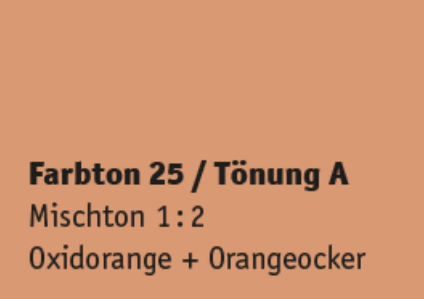Kreidezeit Farbpigmentmischungen für Farben (trocken) Farbton 25-36