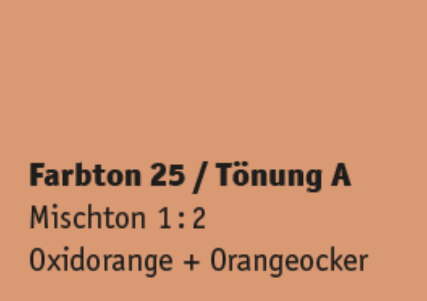 Kreidezeit Farbpigmentmischungen für Sumpfkalkfarben Farbton 25-36
