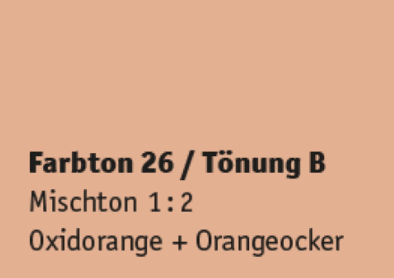 Kreidezeit Farbpigmentmischungen für Sumpfkalkfarben Farbton 25-36