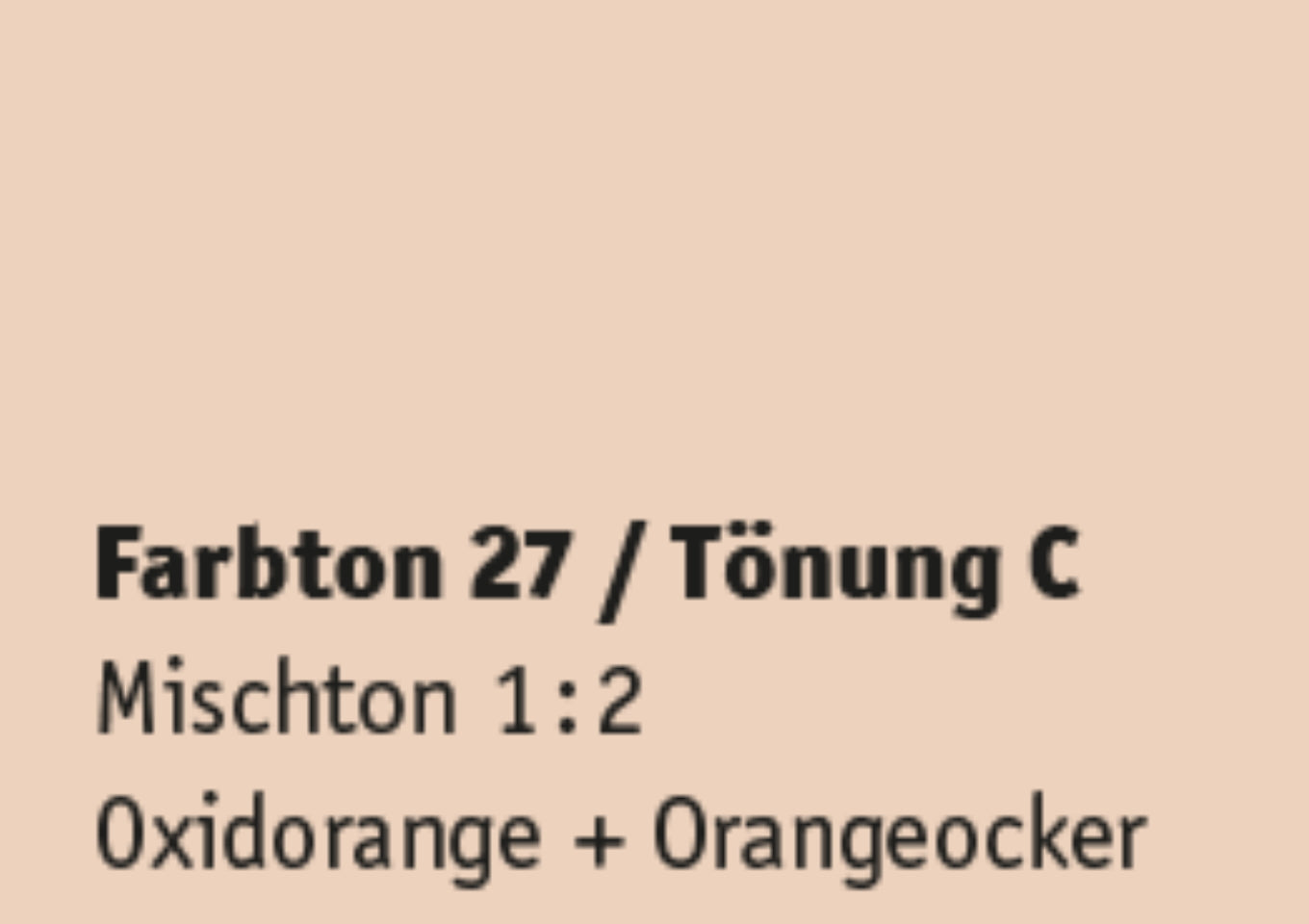 Kreidezeit Farbpigmentmischungen für Farben (trocken) Farbton 25-36