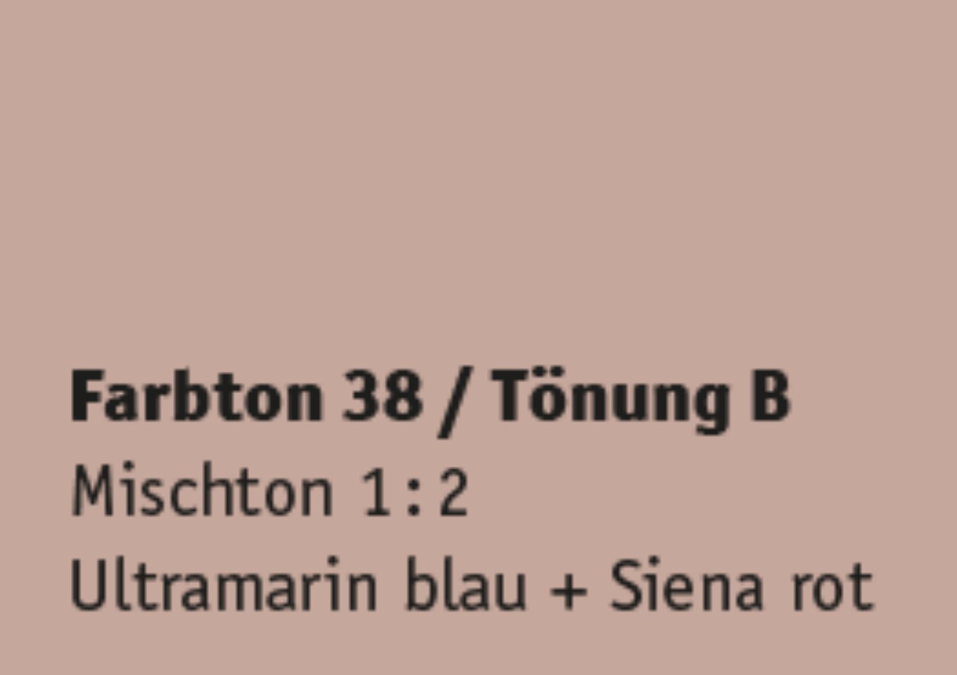 Kreidezeit Farbpigmentmischungen für Sumpfkalkfarben Farbton 37-48