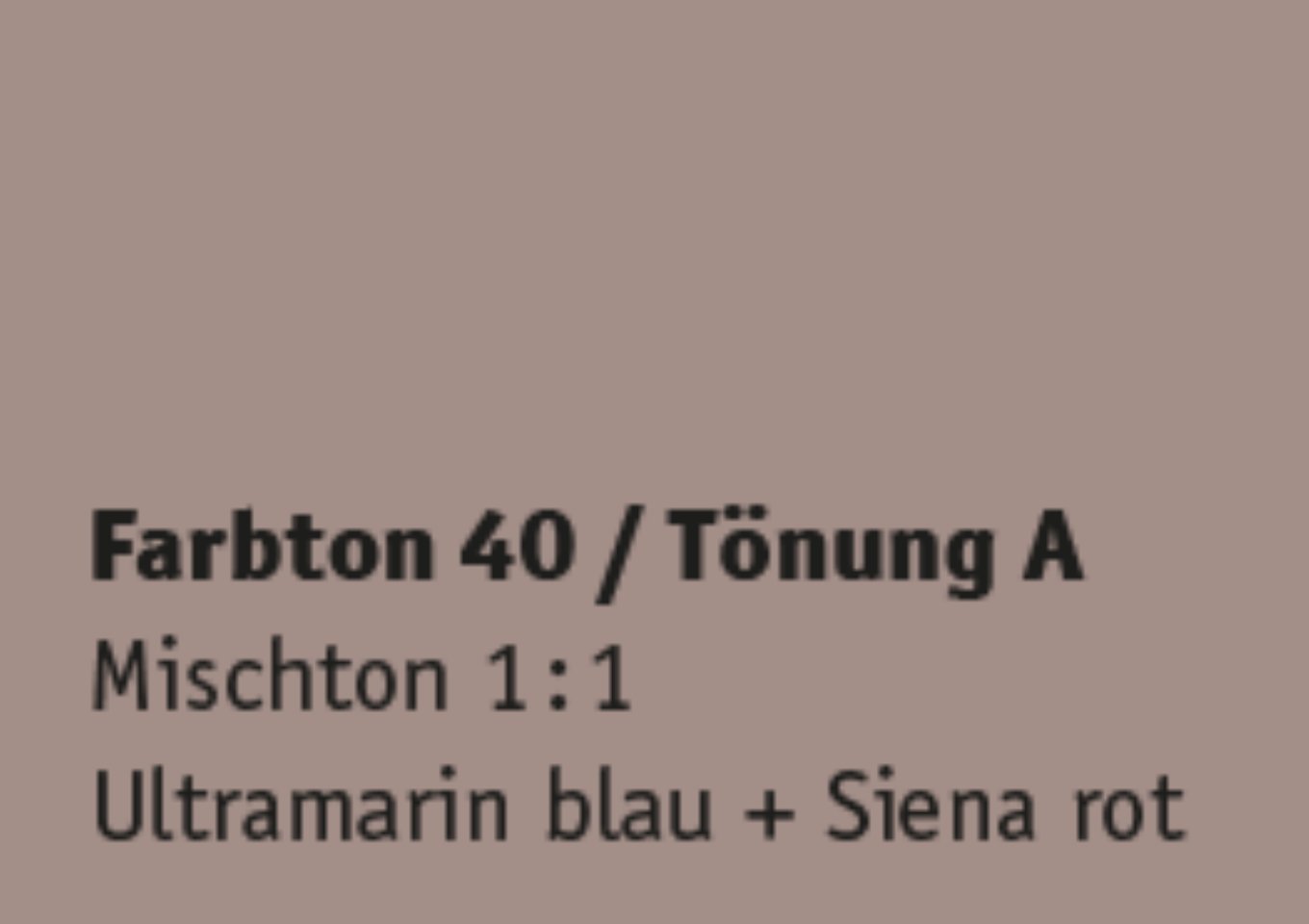 Kreidezeit Farbpigmentmischungen für Sumpfkalkfarben Farbton 37-48