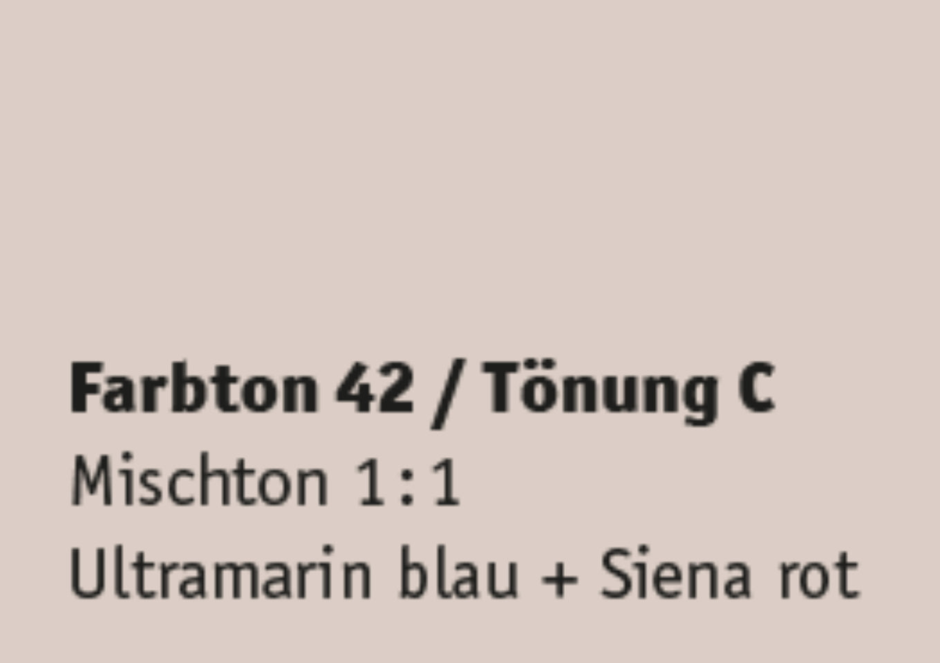 Kreidezeit Farbpigmentmischungen für Farben (trocken) Farbton 37-48