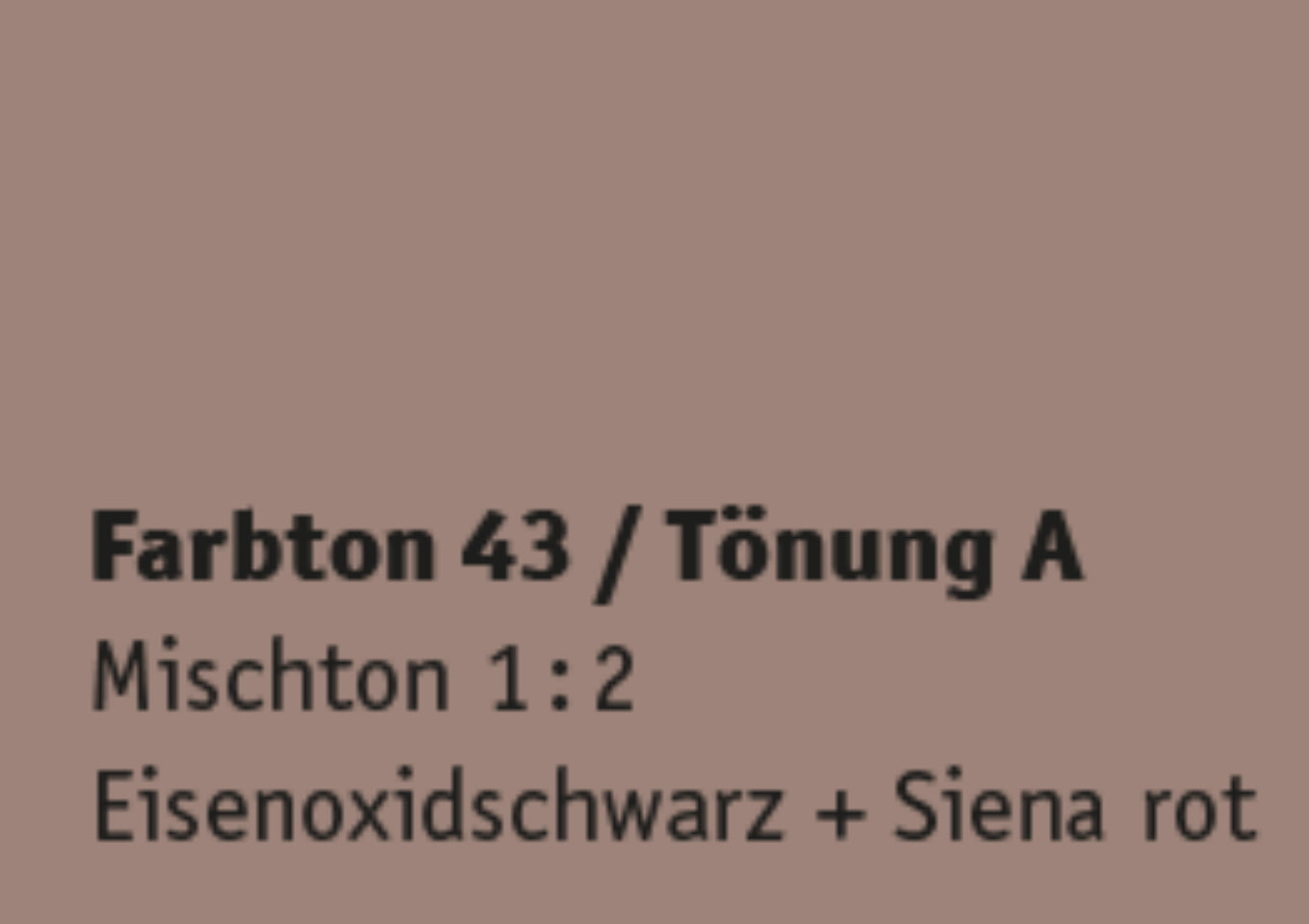 Kreidezeit Farbpigmentmischungen für Farben (trocken) Farbton 37-48