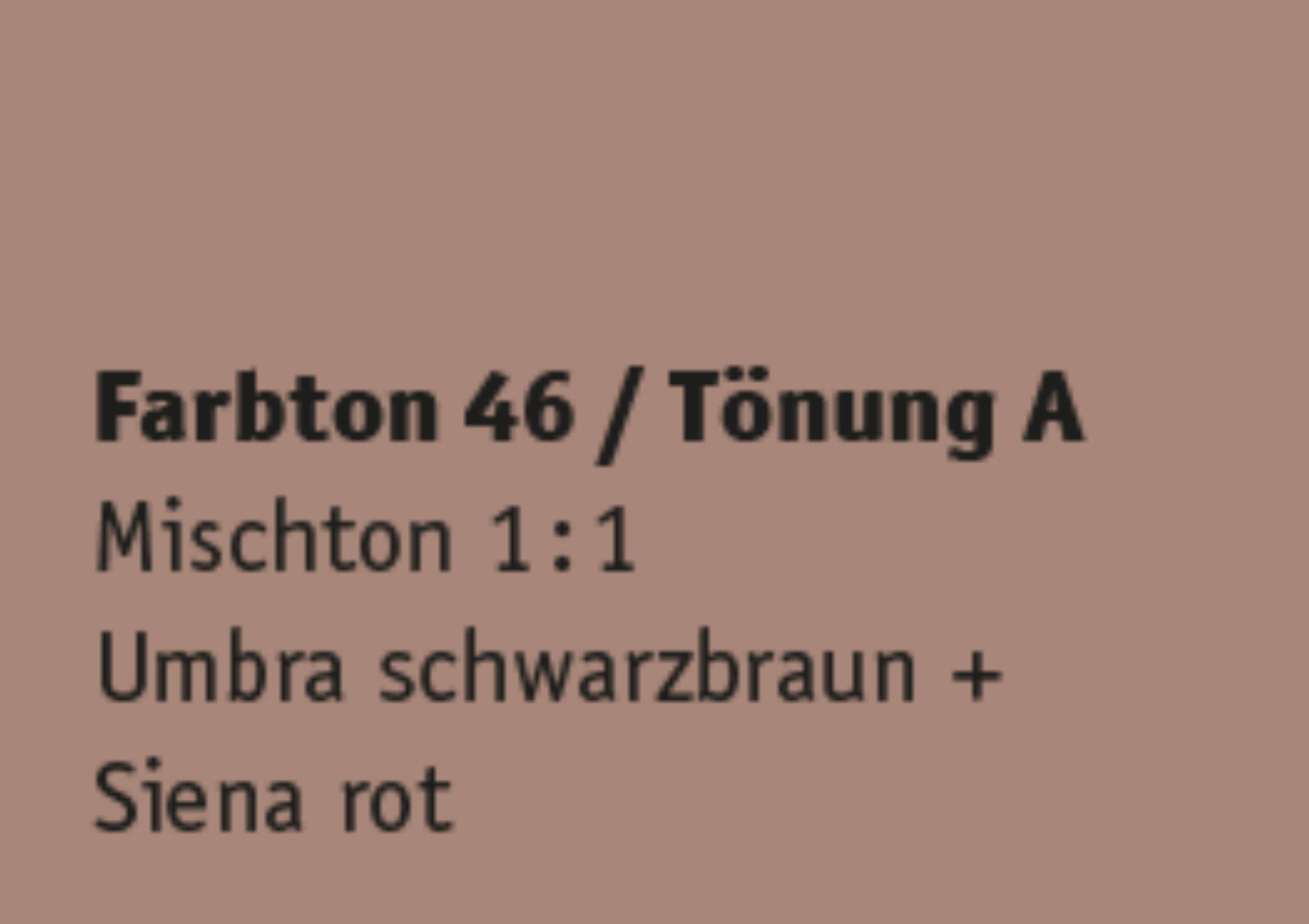 Kreidezeit Farbpigmentmischungen für Farben (trocken) Farbton 37-48