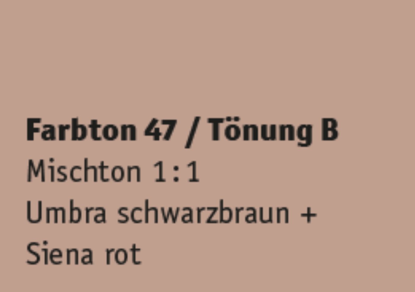 Kreidezeit Farbpigmentmischungen für Sumpfkalkfarben Farbton 37-48