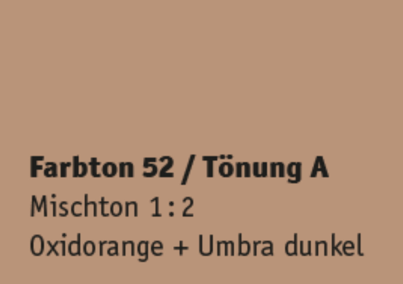 Kreidezeit Farbpigmentmischungen für Farben (trocken) Farbton 49-60