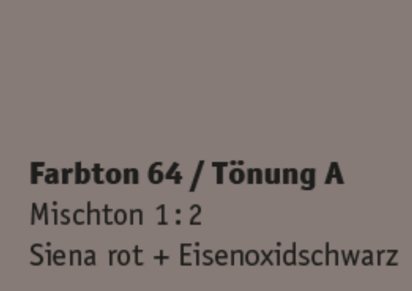 Kreidezeit Farbpigmentmischungen für Farben (trocken) Farbton 61-72