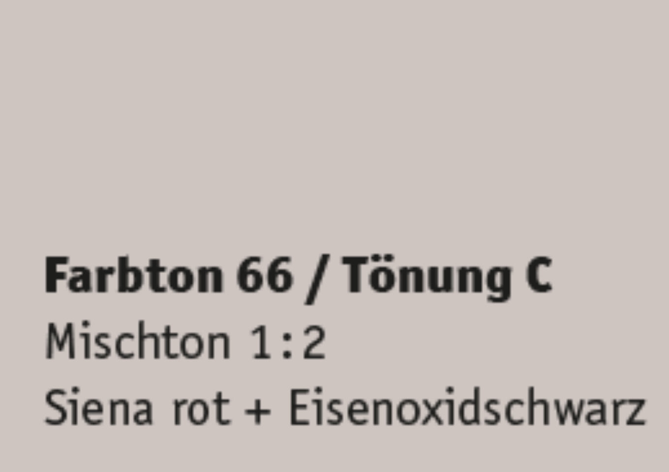 Kreidezeit Farbpigmentmischungen für Farben (trocken) Farbton 61-72