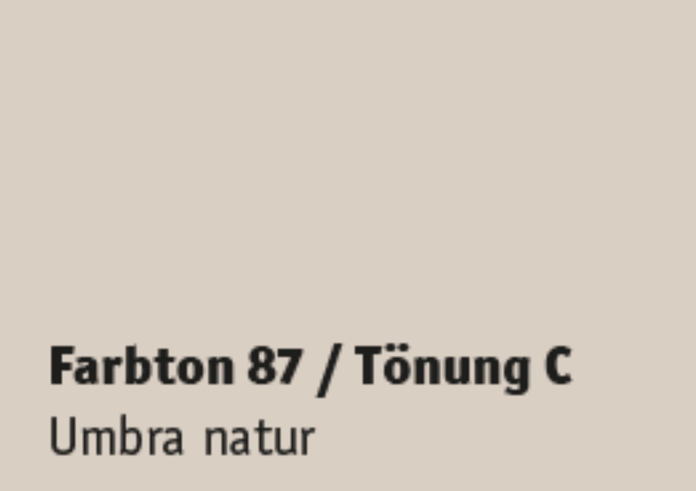 Kreidezeit Farbpigmentmischungen für Sumpfkalkfarben Farbton 85-96