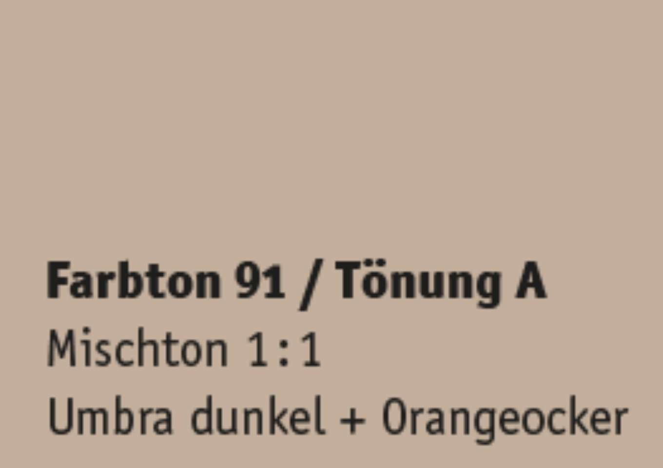 Kreidezeit Farbpigmentmischungen für Sumpfkalkfarben Farbton 85-96