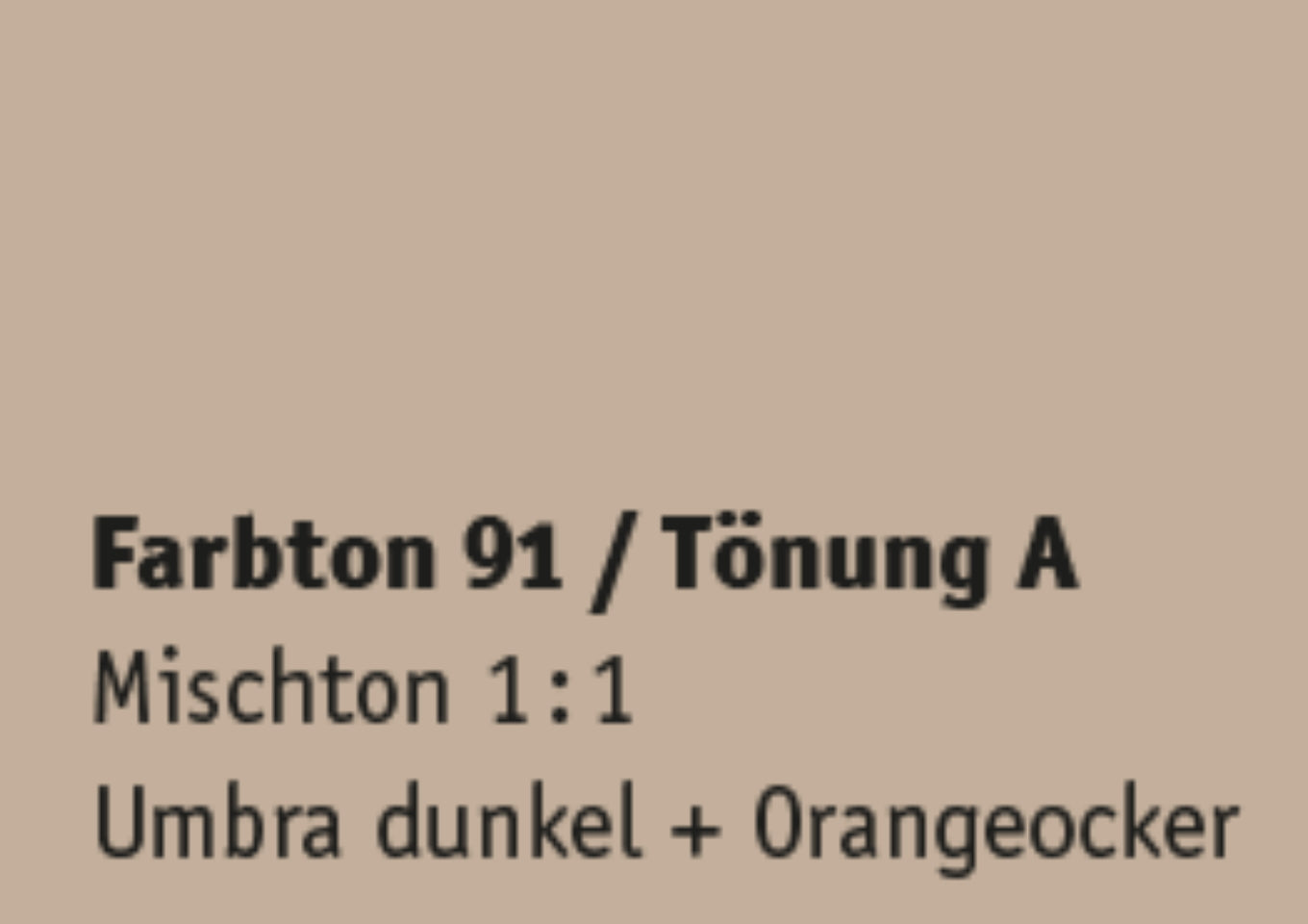 Kreidezeit Farbpigmentmischungen für Farben (trocken) Farbton 85-96