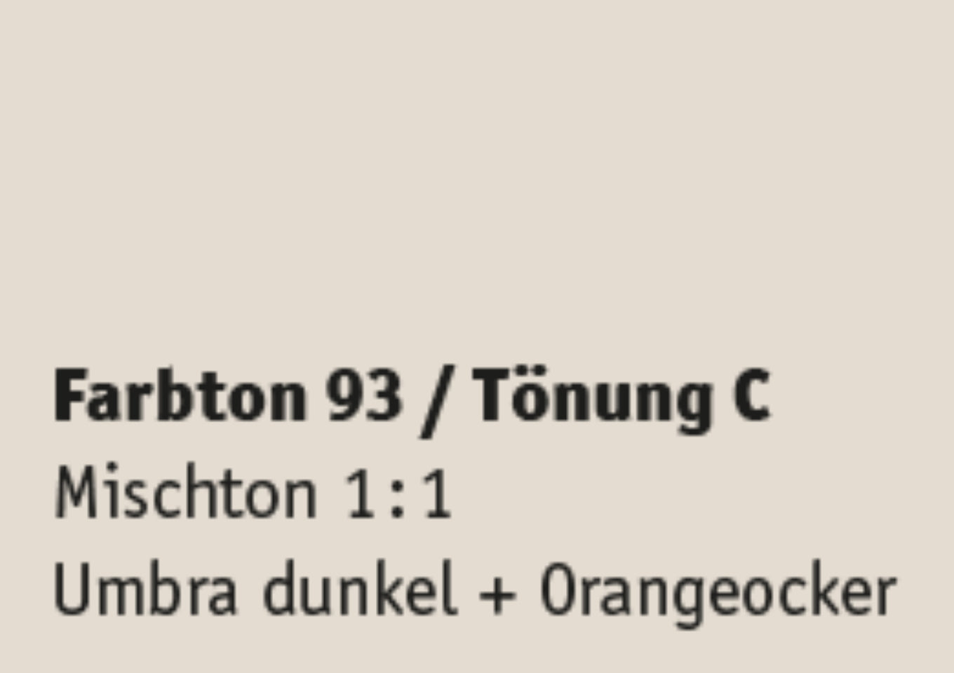 Kreidezeit Farbpigmentmischungen für Farben (trocken) Farbton 85-96
