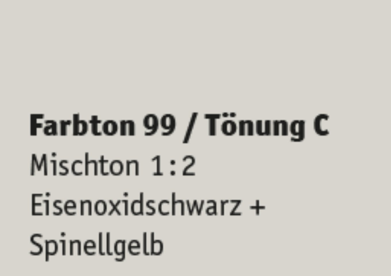 Kreidezeit Farbpigmentmischungen für Sumpfkalkfarben Farbton 97-108