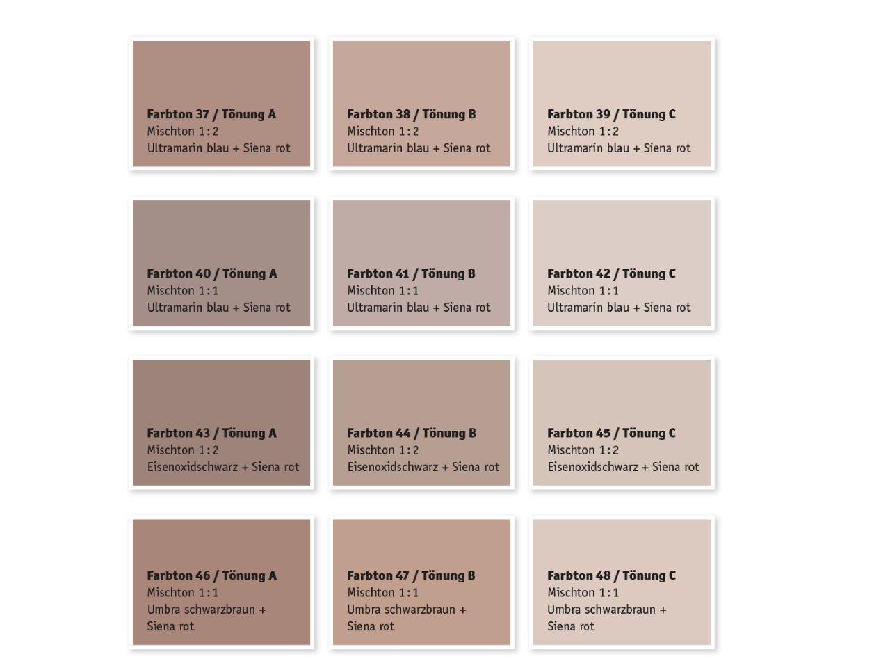 Kreidezeit Vega Wandfarbe pigmentiert Farbton 37-48