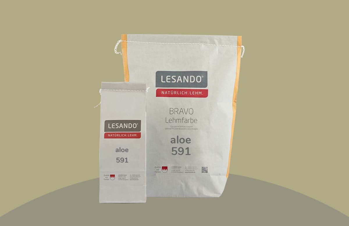 Lehmstreichputz Lesando (Bravo+Effekt Furioso) Farbserie eco 2