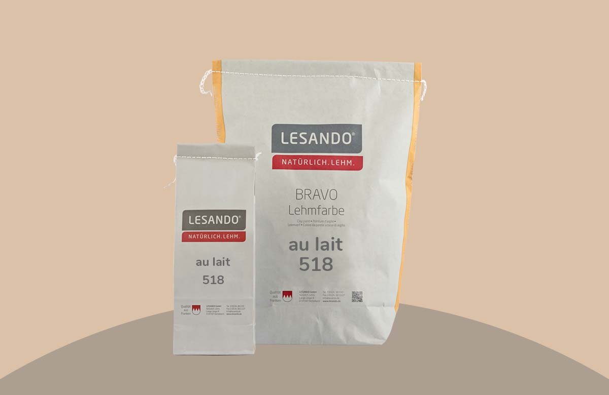 Lehmstreichputz Lesando (Bravo+Effekt Furioso) Farbserie eco 1