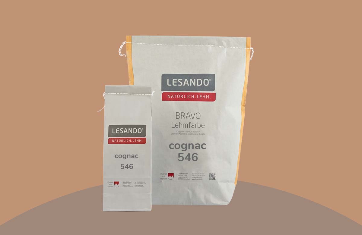 Lehmstreichputz Lesando (Bravo+Effekt Furioso) Farbserie eco 1