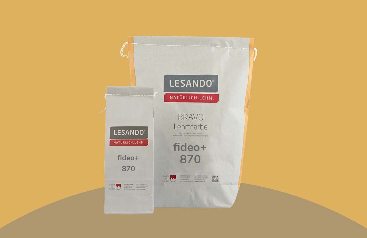 Lehmstreichputz Lesando (Bravo+Effekt Furioso) Farbserie eco 2