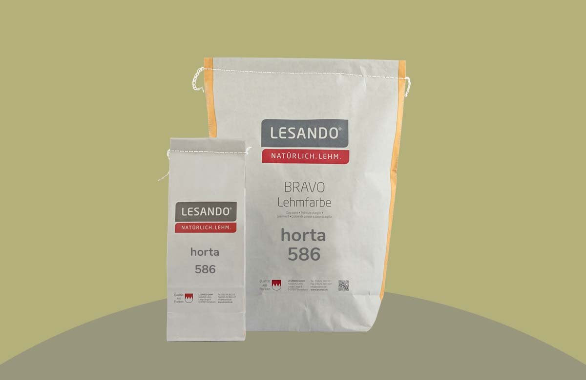Lehmstreichputz Lesando (Bravo+Effekt Furioso) Farbserie eco 2