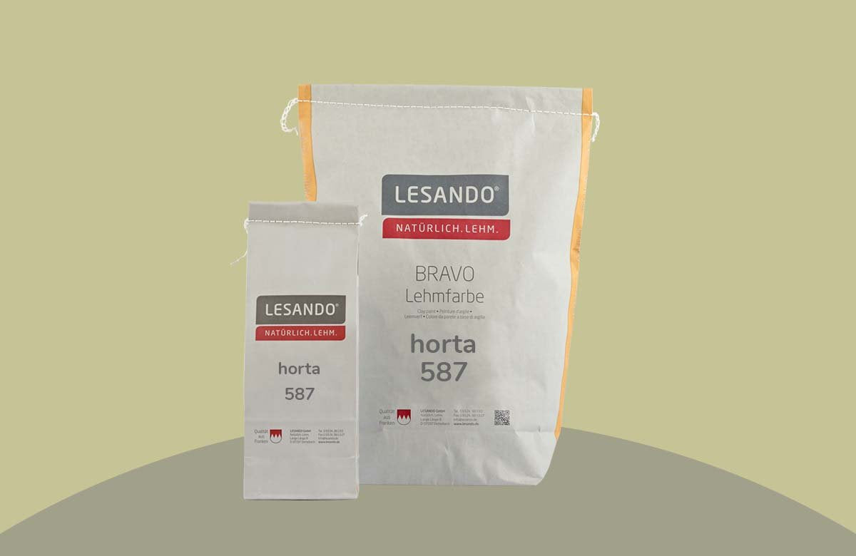 Lehmstreichputz Lesando (Bravo+Effekt Furioso) Farbserie eco 2