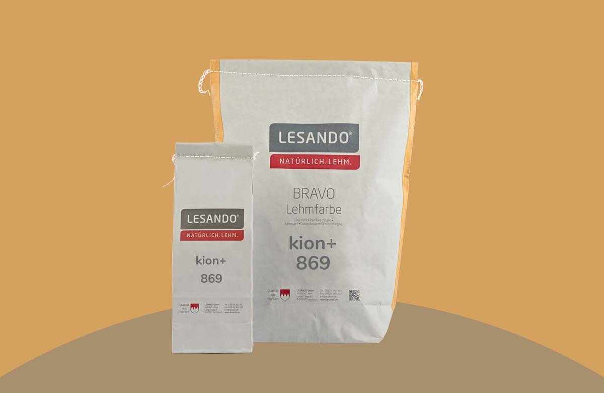 Lehmstreichputz Lesando (Bravo+Effekt Furioso) Farbserie eco 2
