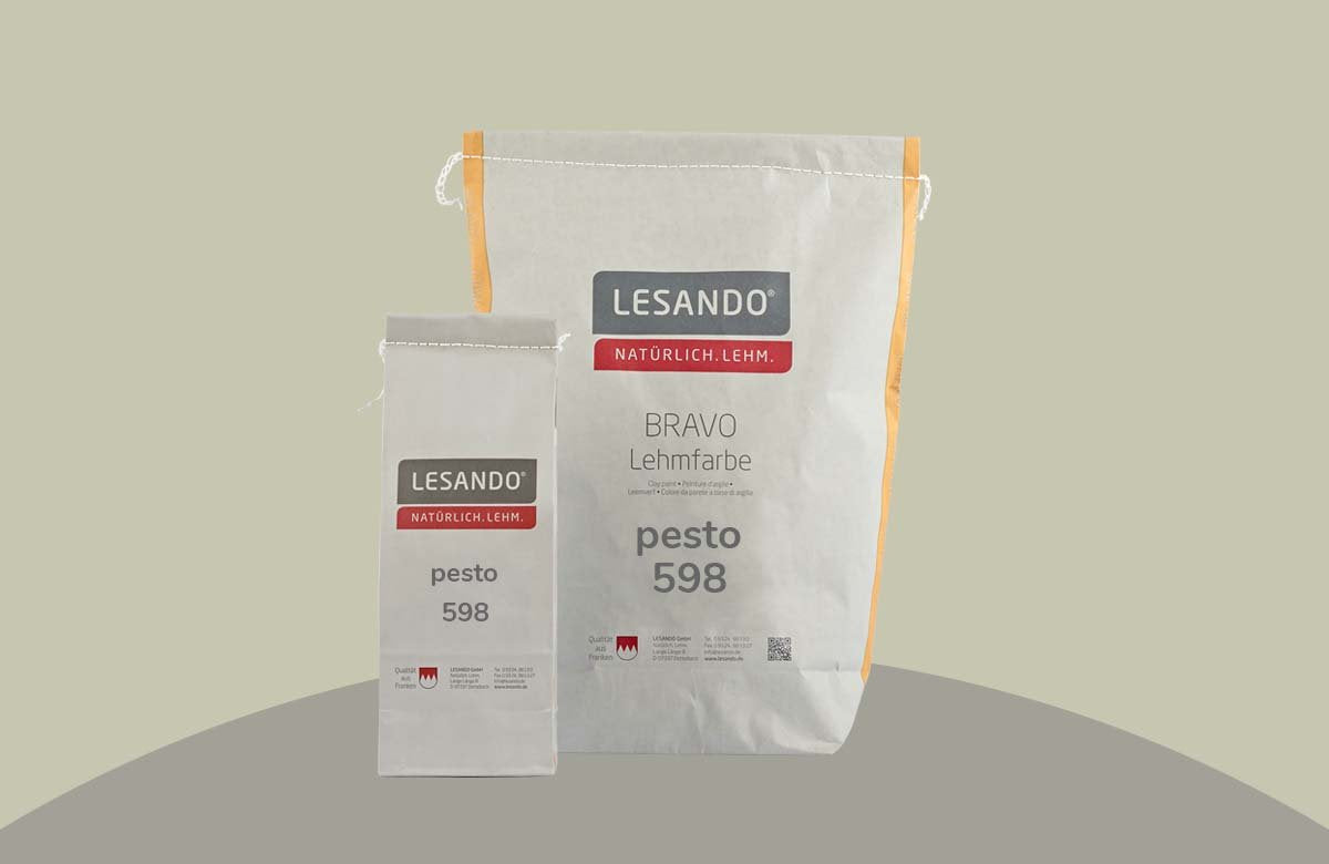 Lehmstreichputz Lesando (Bravo+Effekt Furioso) Farbserie eco 2