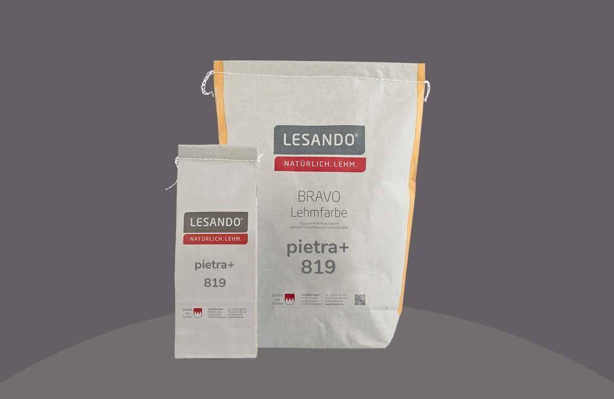 Lehmstreichputz Lesando (Bravo+Effekt Furioso) Farbserie puro 1