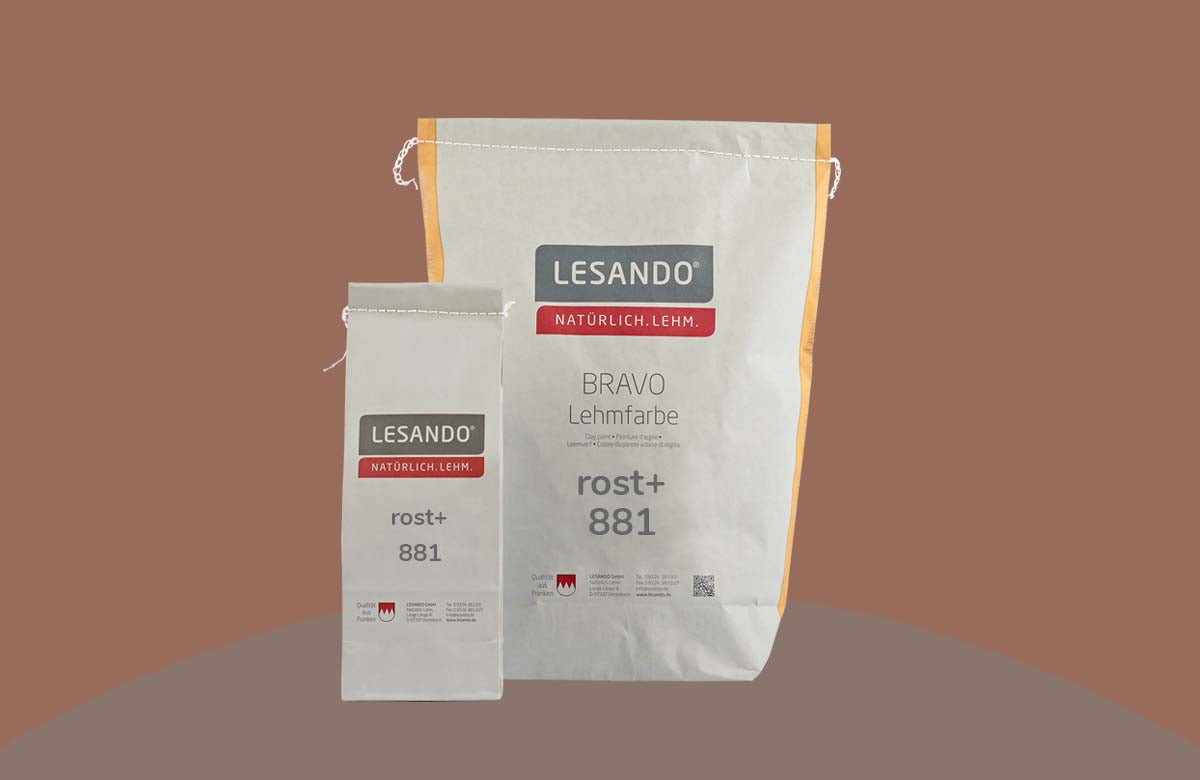 Lehmfarbe Lesando Bravo Mischtöne Farbserie eterno1