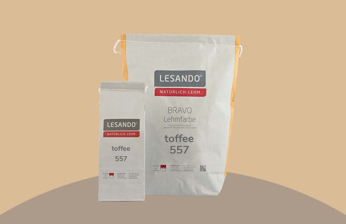 Lehmstreichputz Lesando (Bravo+Effekt Furioso) Farbserie eco 2