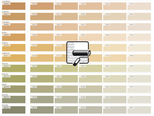 Lehmfarbe Lesando Bravo Mischtöne Farbserie eco2