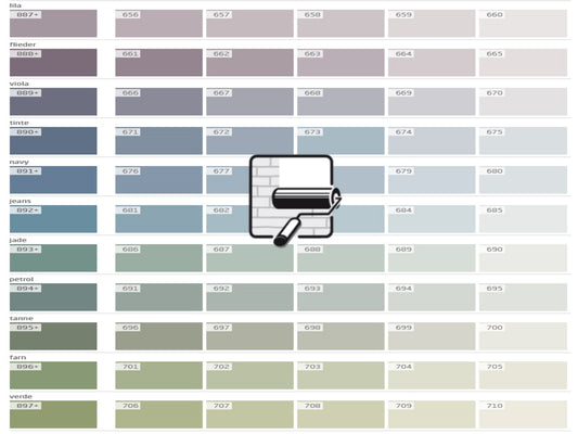 Lehmfarbe Lesando Bravo Mischtöne Farbserie eterno2